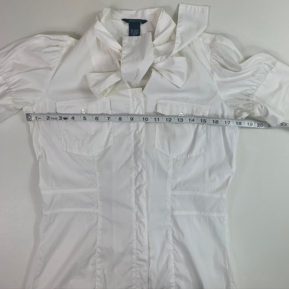 MODA international white button down top - Picture 2 of 6